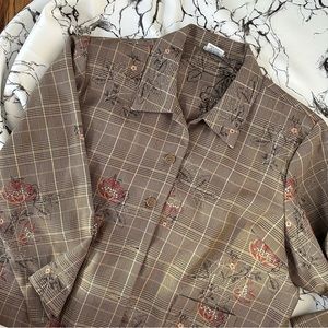 Vintage Pattern Blazers with Embroidery